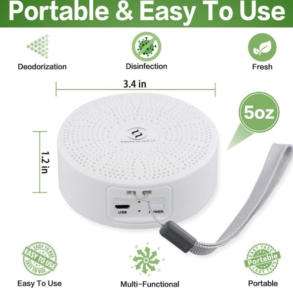 Samisole Portable Air Purifier Ozone Generator Machine NEW in Box - Picture 2 of 12